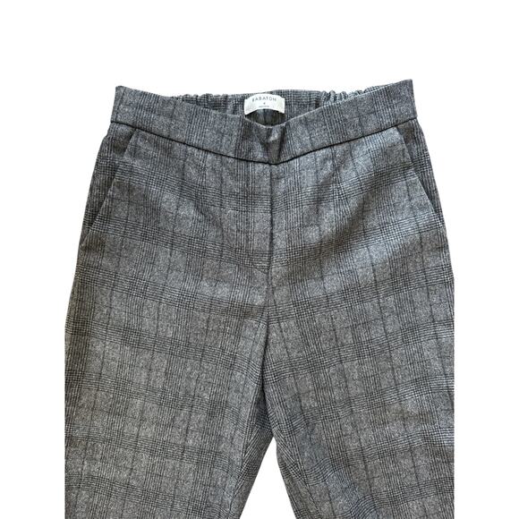Aritzia Babaton Women’s Wool Cashmere Plaid Cropped Pant Size 4 - Picture 4 of 10